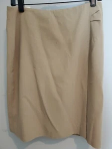 Vintage Giorgio Armani Damen Rock Gr. 46 Made In Italy Reine Schurwolle Komplett Gefüttert - Bild 1 von 11