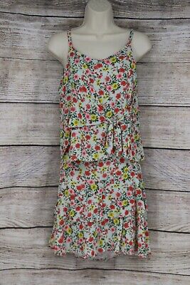 GB Girls Floral Mini Skirt & Cropped Cami Matching Set Outfit Size Youth XL • 24.99€