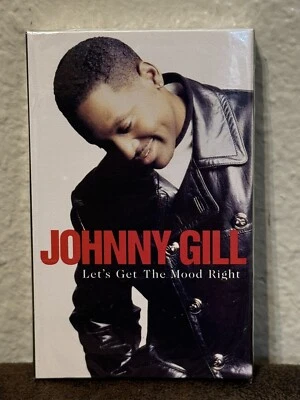 JOHNNY GILL LET'S GET THE MOOD RIGHT FACTORY SEALED CASSETTE SINGLE - Image 1 of 4