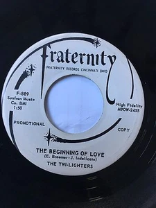 TENN DOO-WOP PROMO 45/ TWI-LIGHTERS "THE BEGINNING OF LOVE" NEAR MINT HEAR - Picture 1 of 1