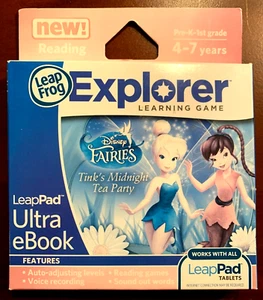 LeapFrog LeapPad Explorer: Tinkerbell Tea - Ultra eBook, Leap Pad1 2 3 Ulti New - Picture 1 of 2