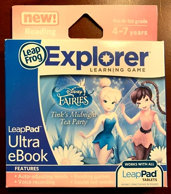 LeapFrog LeapPad Explorer: Tinkerbell Tea - Ultra eBook, Leap Pad1 2 3 Ulti New - Image 1 of 2
