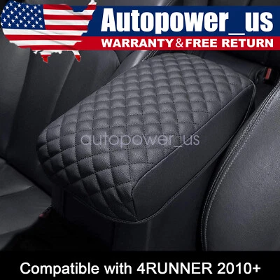 Cubierta de reposabrazos de consola central de cuero para Toyota 4Runner 2010-2022 protector Foto 1 de 4