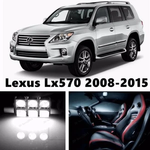22pcs LED Xenon White  Light Interior Package Kit for Lexus Lx570 2008-2016 - Picture 1 of 10