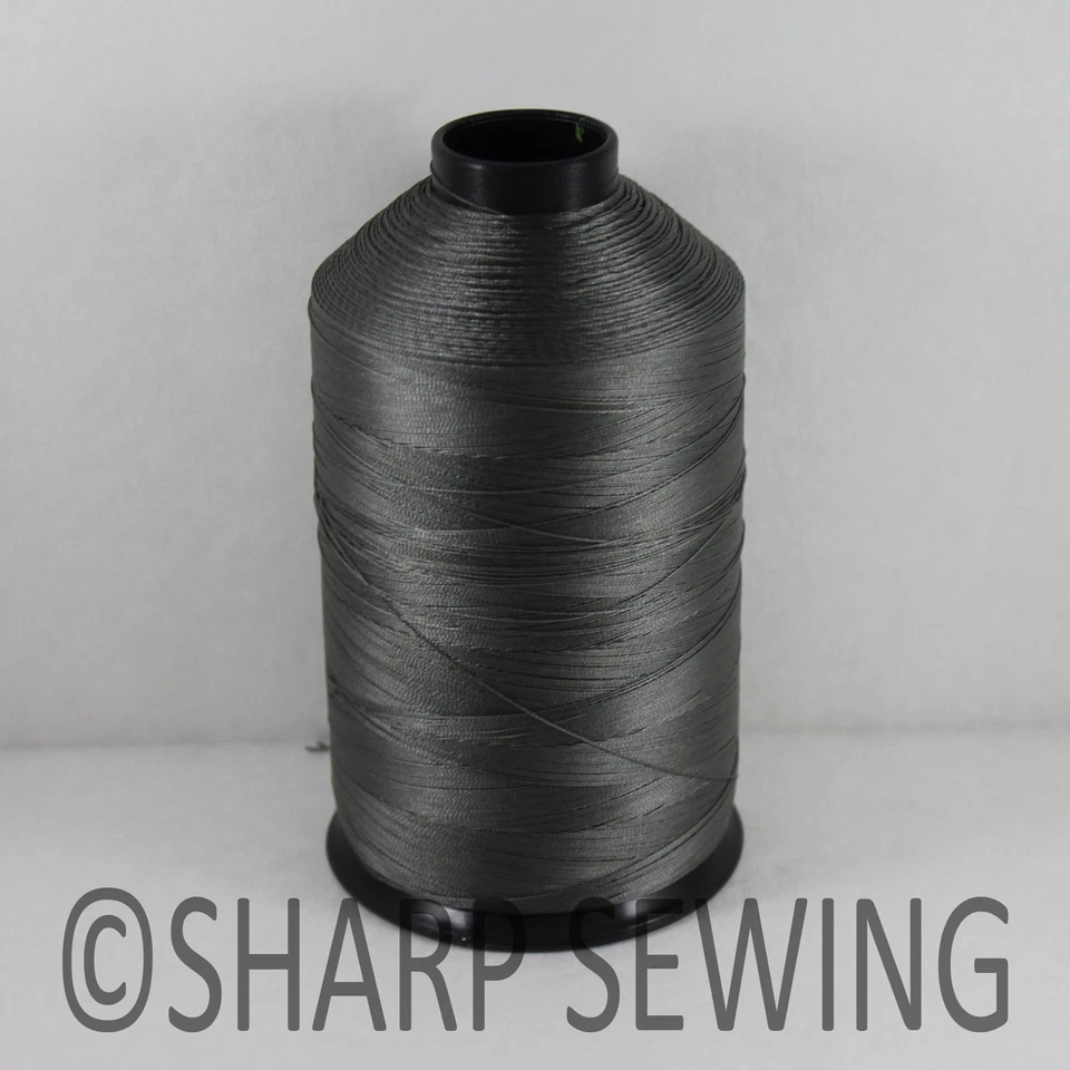 ARMY GREEN 8OZ N47 2800 YARDS CONE #69 BONDED NYLON THREAD SEW LEATHER CANVAS - Image 1 of 1