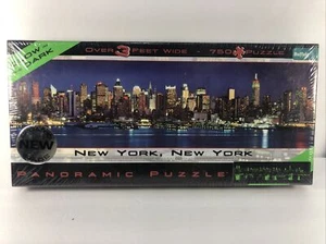 SEALED Buffalo Games Panoramic Jigsaw Puzzle New York Glow in the Dark 750pc NEW - Picture 1 of 8