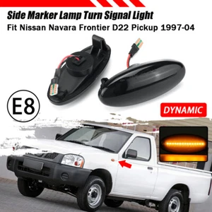 2x Seitenblinker Blinkleuchte Schwarz Für Nissan Navara NP300 Frontier 1998-2005 - Bild 1 von 17
