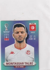 Panini Qatar World Cup Sticker 2022 Tunisia Nr. TUN 11 Montassar Talbi - Picture 1 of 1
