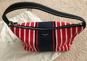 Kate Spade Medium Satchel Bag Colorblock Red White Blue - Picture 1 of 5