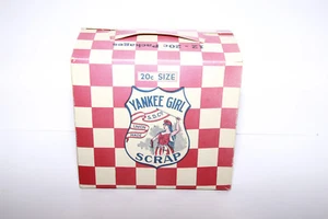 RARE Yankee Girl 20 Cent Size Scrap Tobacco Chew Smoke Advertising Box - Picture 1 of 5
