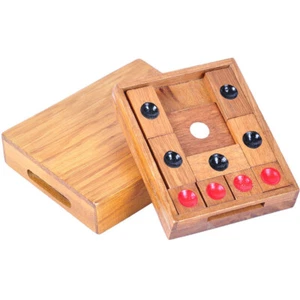 Wood Pieces Board Game Learning Chess Game Educational Kids Toy - Picture 1 of 9