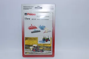 Preiser 17919 Egge Walze Kunstdüngersteuer Anbaugeräte für 1:87 Traktor NEU H0 - Bild 1 von 4