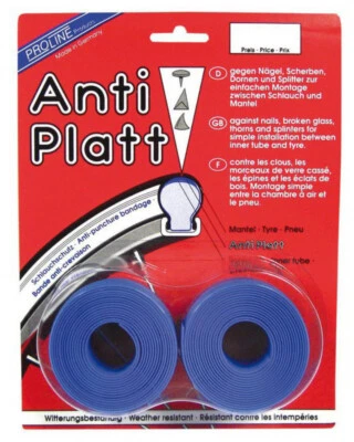 Proline Antiplatt Fahrrad Panneschutz 32-35 x 622 blau f. 28"