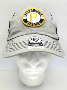 Mütze Kappe Pittsburgh Pirates '47 Clean Up verstellbar auf Feld Baumwolle grau NFL - Bild 1 von 11