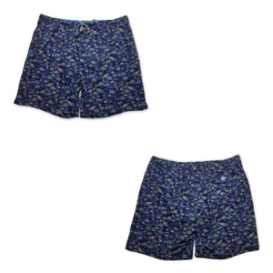 Peter Millar Shorts Swim Trunks Board Men's 2XL Purple AOP Tropical EUC - Picture 1 of 3
