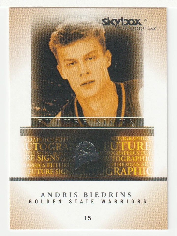 Andris Biedrins - Future Signs  (NBA Basketball) 2004-05 Skybox Autographics # 1 - Image 1 of 1