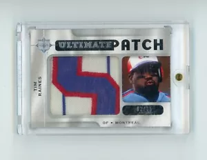 2009 Upper Deck Ultimate Collection Tim Raines Jumbo Letter Patch /35 Expos - Picture 1 of 2