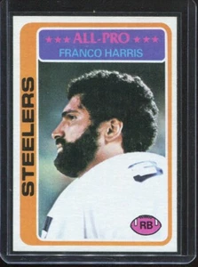 Franco Harris 1978 Topps Football # 500 (casi nuevo-nuevo-nuevo) casi como nuevo como nuevo - Imagen 1 de 2