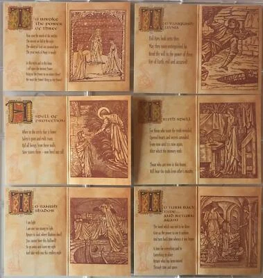 Charmed Season 1 The Book of Shadows Chase Card Set B1 thru B6 - Image 1 of 2