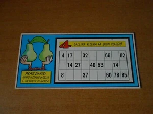 ricambio x gioco da tavolo-TOMBOLA DELLA RISATA (JACOVITTI) solo CARTELLA n.4 - Picture 1 of 1