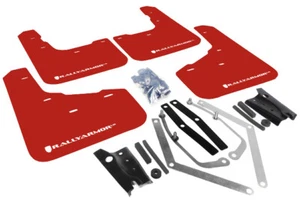 RALLYARMOR 2014-2019 FORD FIESTA ST RALLY ARMOR UR MUD FLAPS RED / WHITE - Picture 1 of 3