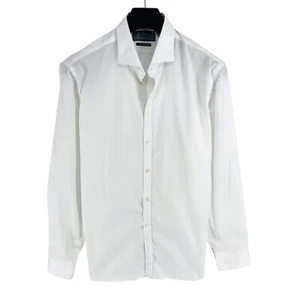 FACONNABLE Men White Long Sleeves Shirt Size 2XL XXL - Picture 1 of 11