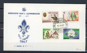 s50496 SOMALIA FDC SCOUT 12th World Jamboree 1967 - Afbeelding 1 van 1