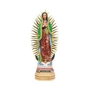 12” Virgin Mary Religious Decor Statue Our Lady of Guadalupe Virgen De Guadalupe - Picture 1 of 2