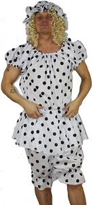 Adults Panto Dame Ugly Sister Widow Twankey Victorian Fancy Dress Costume - Picture 1 of 1