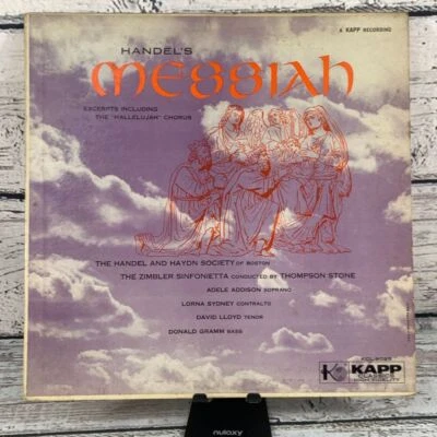 Handel & Haydn Society Zimbler Sinfonietta – Handel's Messiah (excerpts) LP 1961 Foto 1 de 4