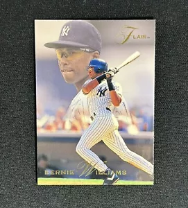 1993 Fleer Flair Bernie Williams #255 Baseballkarte New York Yankees - Bild 1 von 2