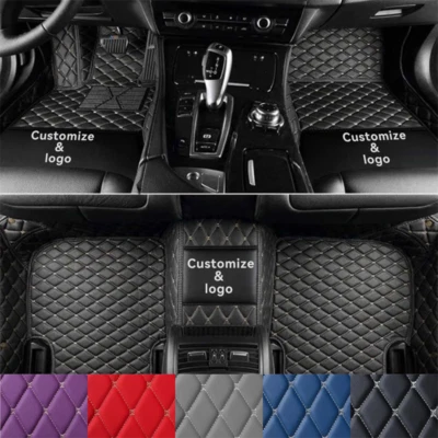 Alfombrillas impermeables forros personalizados aptas para Toyota Sienna 1998-2025 Foto 1 de 4