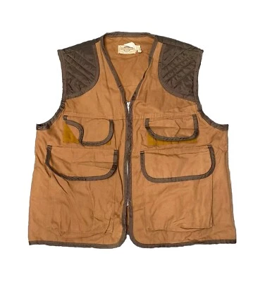 Vintage SAFTBAK Duck Hunting Vest Mens 27x25 Back Game Pouch Shoulder Pad - Image 1 of 4