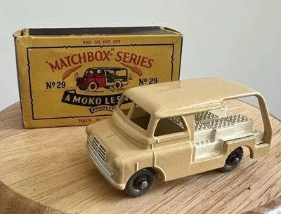 Vintage Matchbox No. 29 Milk Delivery Van – A Moko Lesney – Original Box – - Image 1 of 4
