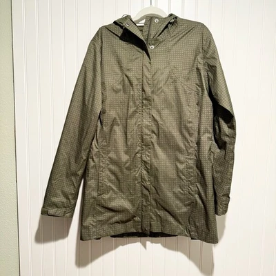 Cortavientos Columbia verde a cuadros talla XL Foto 1 de 4