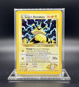 Pokemon Lt. Surge's Electabuzz 006/132 Gym Heroes Holo -NEAR MINT - Picture 1 of 3