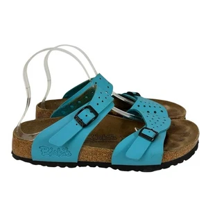 Sandalias sin cordones BIRKIS by Birkenstock Freeport charol azul perforado talla 40 - Imagen 1 de 7
