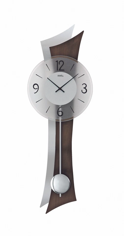 Reloj de pared moderno con movimiento de cuarzo de AMS AM W7425/1 NUEVO Foto 1 de 1