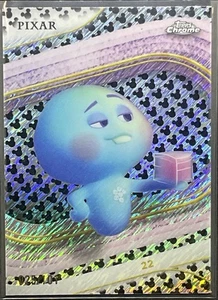 2025 Topps Disney Chrome #37 “22” Mickey Mouse B&W Shimmer Refractor /101 SOUL - Picture 1 of 2