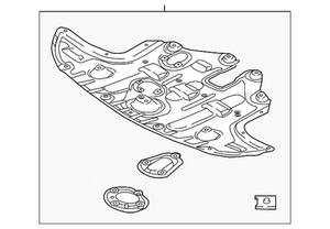 Cubierta inferior original Kia 29110-D9600 - Imagen 1 de 2