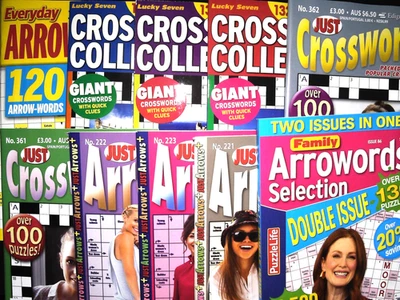 10 X CROSSWORD & ARROW WORD PUZZLE BOOKS - NEW - MASSIVE FAMILY PACK 5 OF EACH - Image 1 of 4