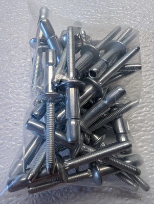 30 PIECE NEW 1/4 SHORT STEEL RIVET for FORD CHEVROLET (HUCK MAGNA-LOK TYPE) - Image 1 of 4