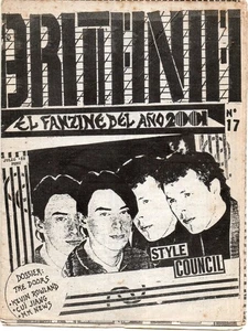 Britania El Fanzine De Año 2001 N°17 Julio 1988 Peru The Style Council The Doors - Picture 1 of 2
