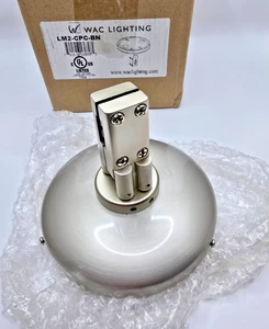 [WAC Lighting LM2-CPC-BN] 2-Kreis Niedervolt Monorail Single Power Feed Nickel - Bild 1 von 3