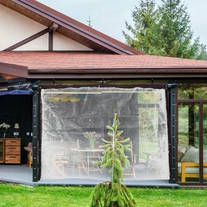  Wasserdichtes Isoliertuch Abdeckplane Outdoor Klar Planen Transparent - Bild 1 von 12