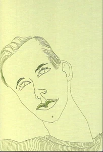Cartolina d'epoca, serie Andy Warhol Men, maschio non identificato, 1957, stampa, usata - Foto 1 di 2