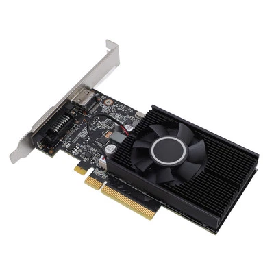 GT1030 Gaming Graphics Card 4G DDR4 64 Bit 2100MHz PCI Express 3.0x4 DVI D For - Image 1 of 4