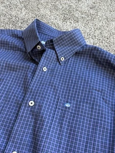 Southern Tide Shirt Mens Size Medium Button Down Plaid Long Sleeve - Picture 1 of 7