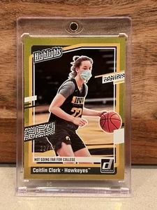 2024 Donruss Caitlin Clark Gold /99 Rookie Jersey # 22/99 Iowa Hawkeyes #H5 - Bild 1 von 5