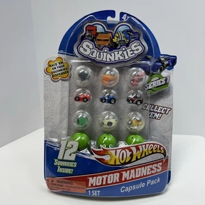 Hot Wheels Squinkies Motor Madness Series 1 CAPSULE PACK OF 12 NEW SEALED - Picture 1 of 4